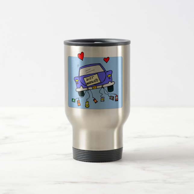 Just Married Travel Mug (Center)