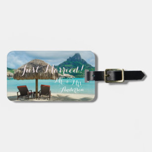 Just Married Luggage & Bag Tags | Zazzle