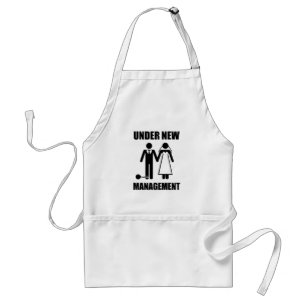 Just Married, Under New Management Adult Apron