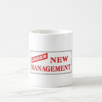 Just Married  Under New Management! Coffee Mug by Trendiful at Zazzle