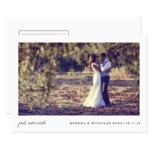 just married invitations zazzle