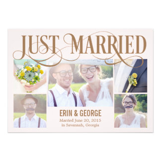 Just Married Wedding Invitations 8