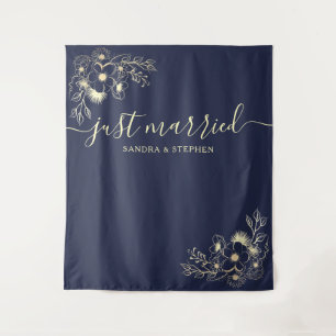 Just Married Wedding Backdrop