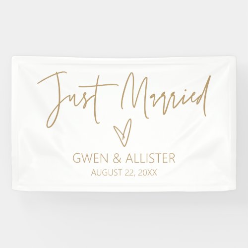 Just Married Wedding Car Decoration Banner G400