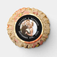Just Married Wedding Couple Photo Hershey Kisses
