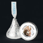 Just Married Wedding Couple Photo Hershey®'s Kisses®<br><div class="desc">Beautiful personalized photo design.</div>