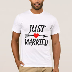 JUST MARRIED WEDDING T-Shirts