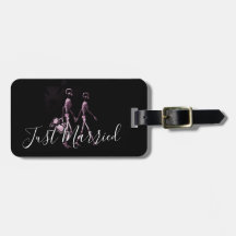 Just Married X-Ray Skeleton Honeymoon Couple