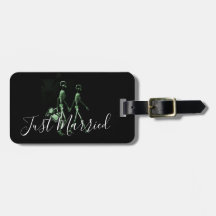 Just Married X-Ray Skeleton Honeymoon Couple