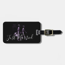 Just Married X-Ray Skeleton Honeymoon Couple