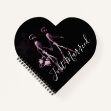 Just Married X-Ray Skeleton Honeymoon Couple