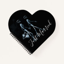 Just Married X-Ray Skeleton Honeymoon Couple