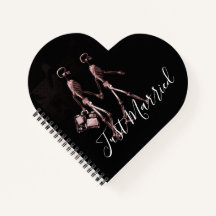 Just Married X-Ray Skeleton Honeymoon Couple