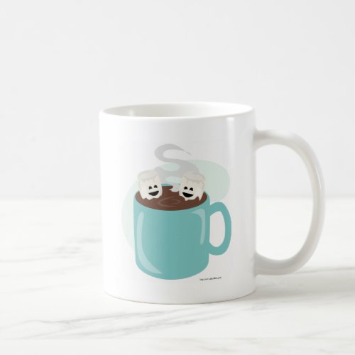 Just Marshmellows in Chocolate Coffee Mug