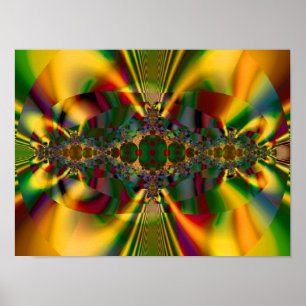 Just Math Cool Abstract Fine Fractal Art Poster