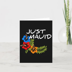 Just Maui'd Vintage Hawaiian Honeymoon Gifts  Card