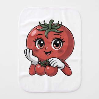 Just Me Tomato Baby Burp Cloth