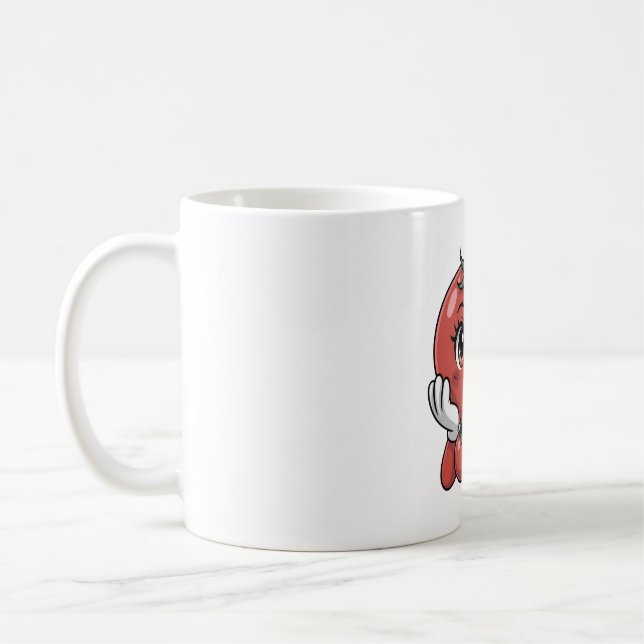 Just Me Tomato Coffee Mug (Left)