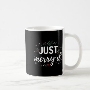 Just Merry'd Matching Christmas Wedding Party Marr Coffee Mug