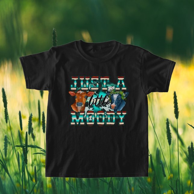 Just moody word art funny cow  T-Shirt (Creator Uploaded)