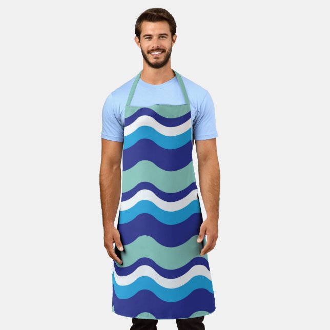 Just More Nautical Series Design 9  Apron (Worn)