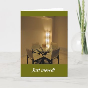 Just Moved Greeting Card by 16creative at Zazzle