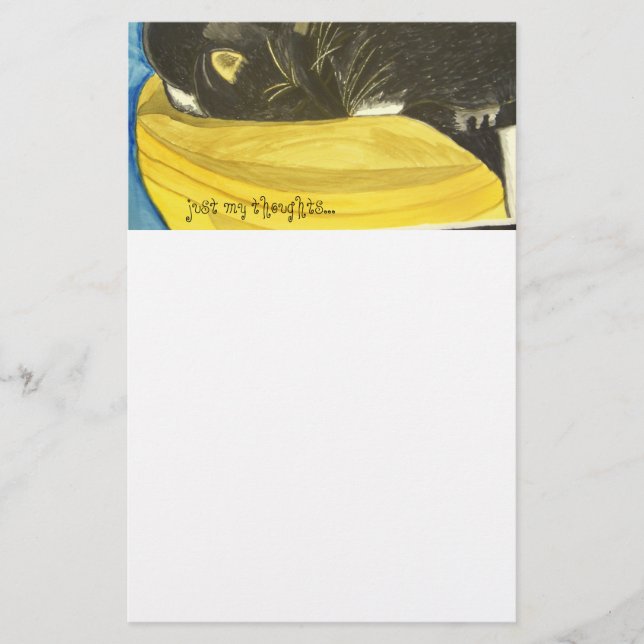 just my thoughts... stationery (Front)