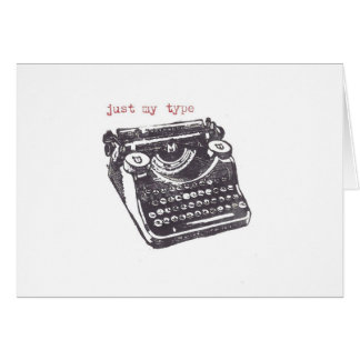 "just my type" cards