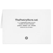"just my type" cards (Back Horizontal)