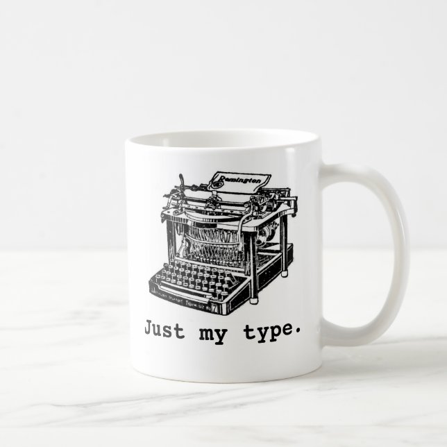 Just my type, Typewriter Coffee Mug (Right)