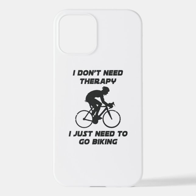 Just need to go biking T-Shirt iPhone Case (Back)
