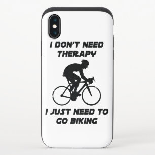 Just need to go biking T-Shirt iPhone XS Slider Case