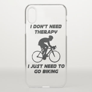 Just need to go biking T-Shirt iPhone X Case