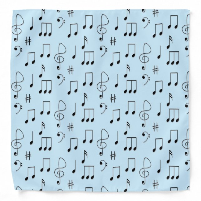 Just Noted Blue Bandana (Front)