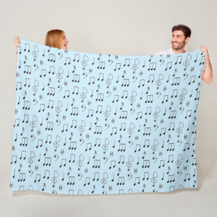 Just Noted Blue Fleece Blanket