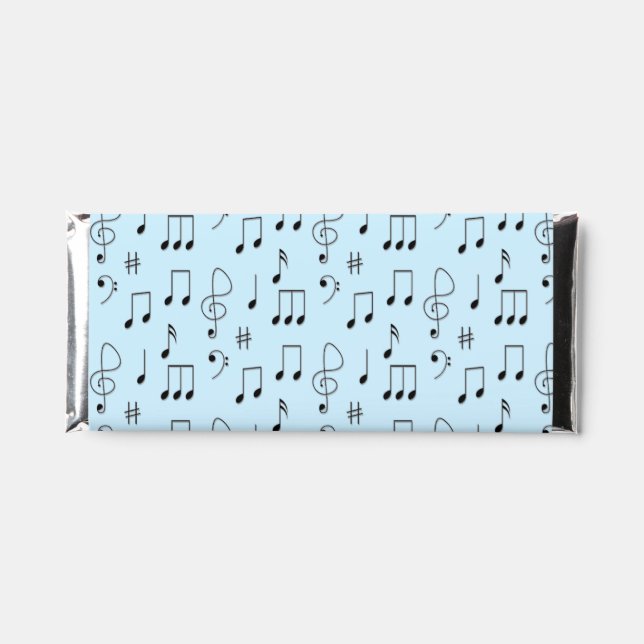 Just Noted Blue Hershey Bar Favors (Front)