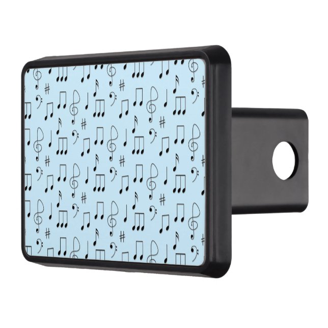 Just Noted Blue Hitch Cover (Left)