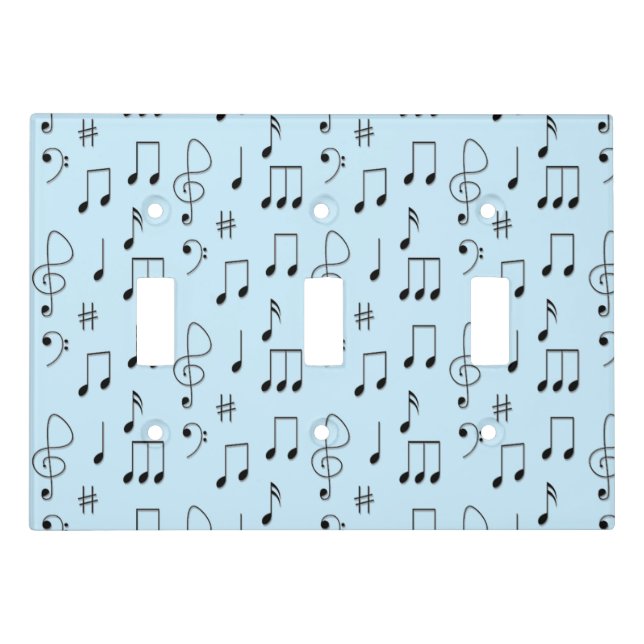 Just Noted Blue Light Switch Cover (Front)