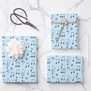 Just Noted Blue Wrapping Paper Sheets