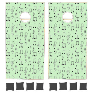 Just Noted Green Cornhole Set