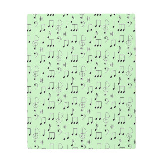 Just Noted Green Metal Print