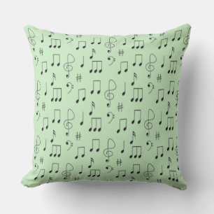Just Noted Green Outdoor Pillow