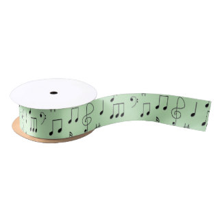Just Noted Green Satin Ribbon