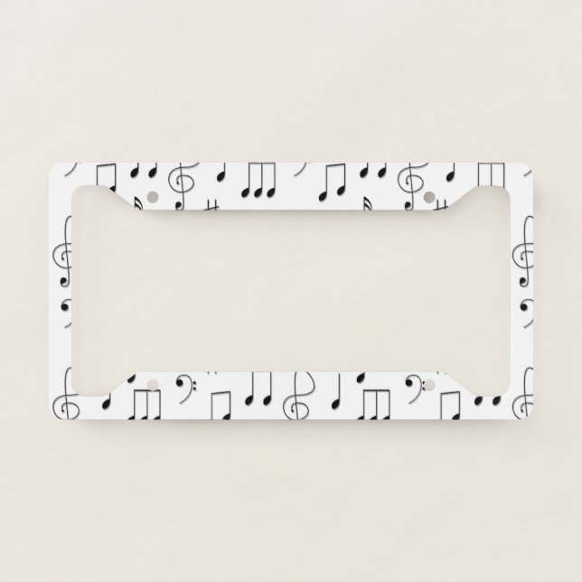 Just Noted License Plate Frame (Front)