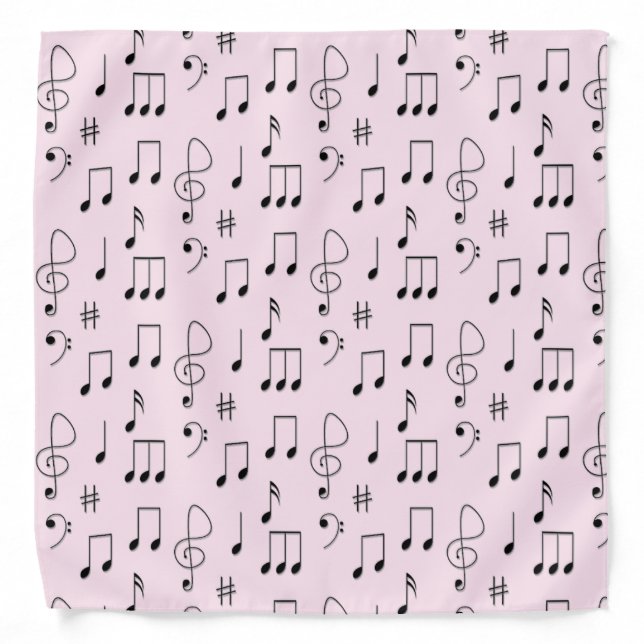 Just Noted Pink Bandana (Front)