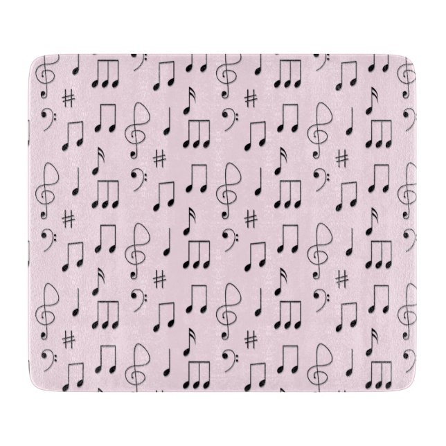 Just Noted Pink Cutting Board (Front)