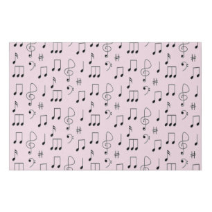 Just Noted Pink Faux Canvas Print