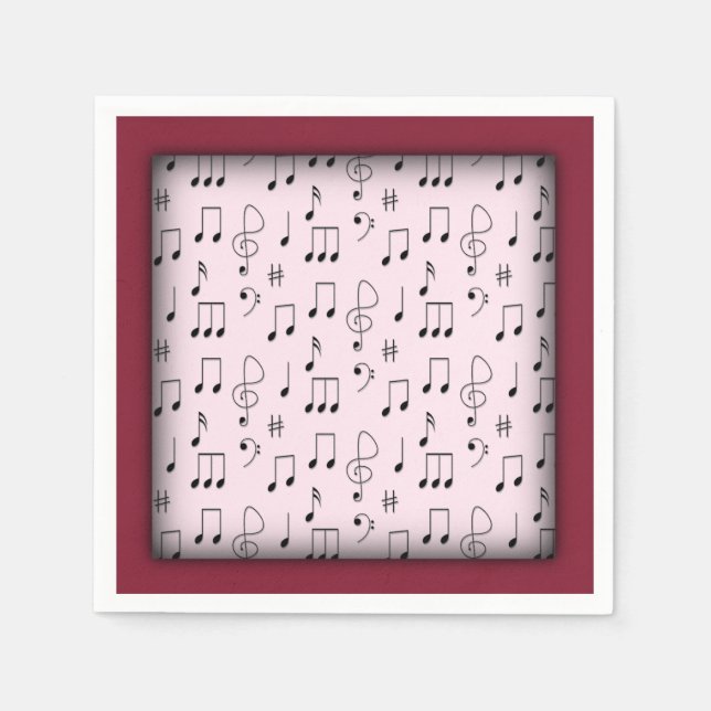 Just Noted Pink Napkins (Front)