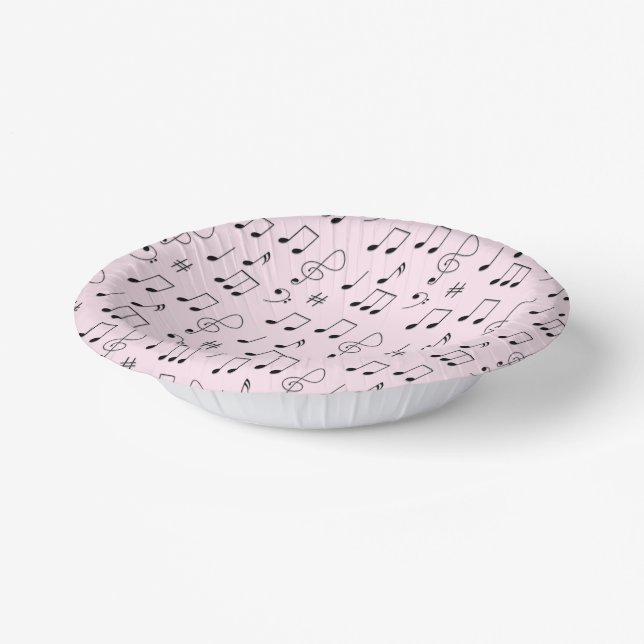 Just Noted Pink Paper Bowls (Angled)