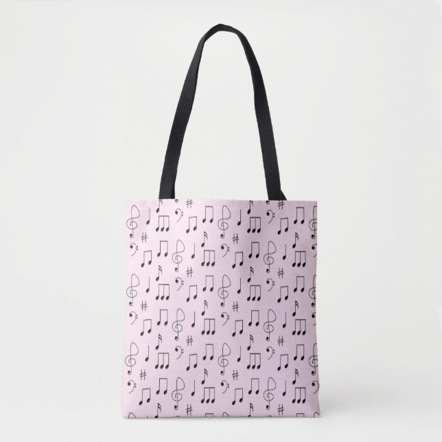 Just Noted Pink Tote Bag (Front)